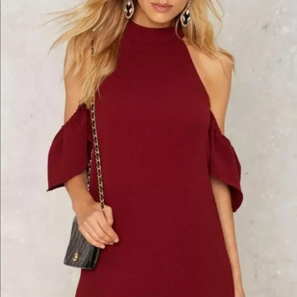 Nasty Gal Cold Shoulder Dress